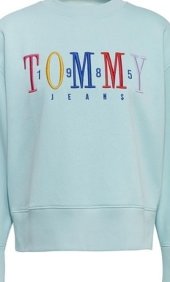 New Tommy Jeans Multicolor Embroidery Crew - Picture 9 of 9